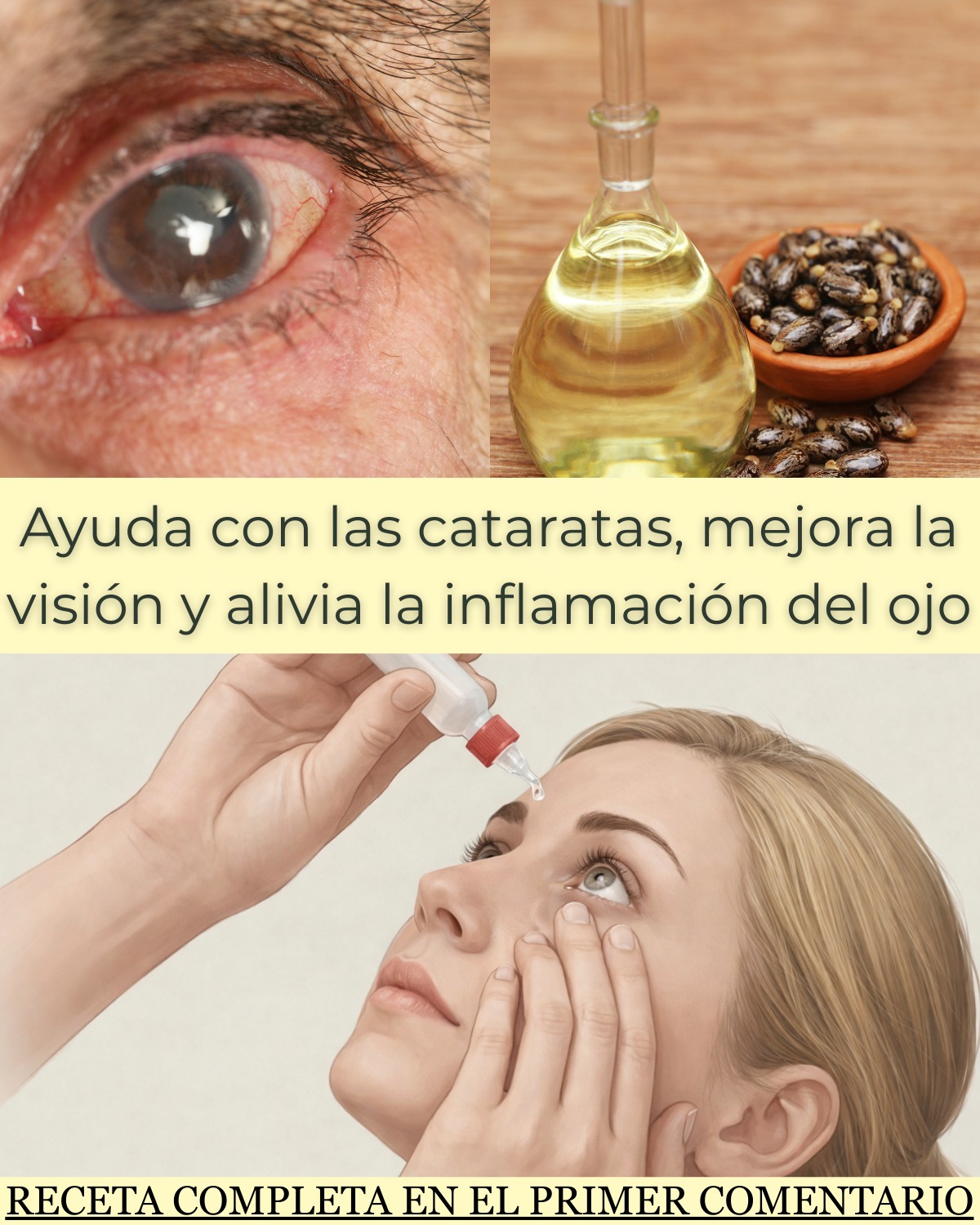 Remedio casero para ojos secos