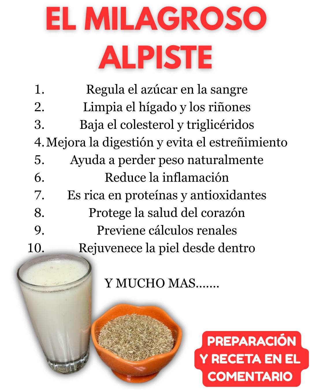 El milagroso alpiste con beneficios para la salud